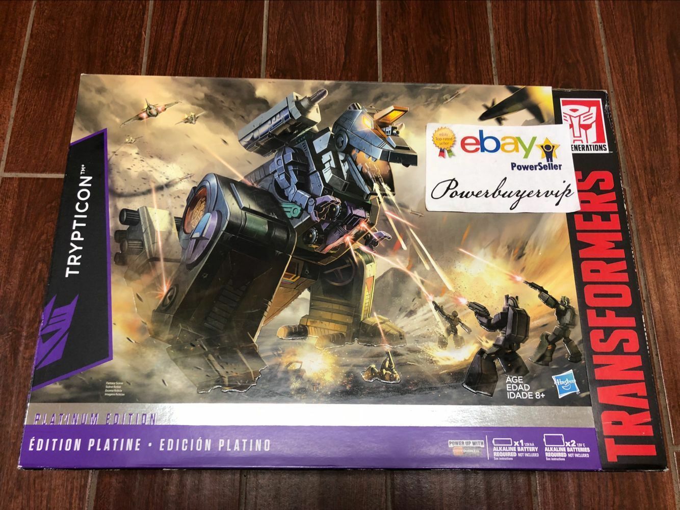 Hasbro Transformers Platinum Edition Trypticon Figure G1 Reissue - Click Image to Close